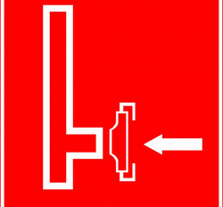 Знак Сухотрубный стояк 300х300